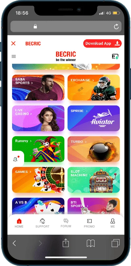 Becric Casino Download Mobiele App